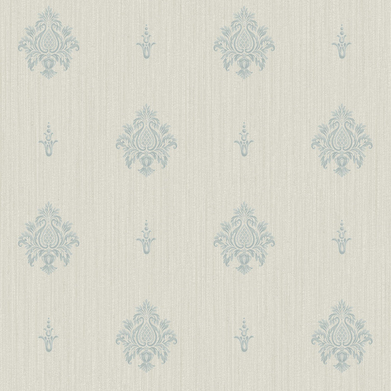 Sample Italian Motif Wallpaper in Blue