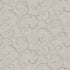 Sample Palazzo Scroll Wallpaper in White/Silver Grey