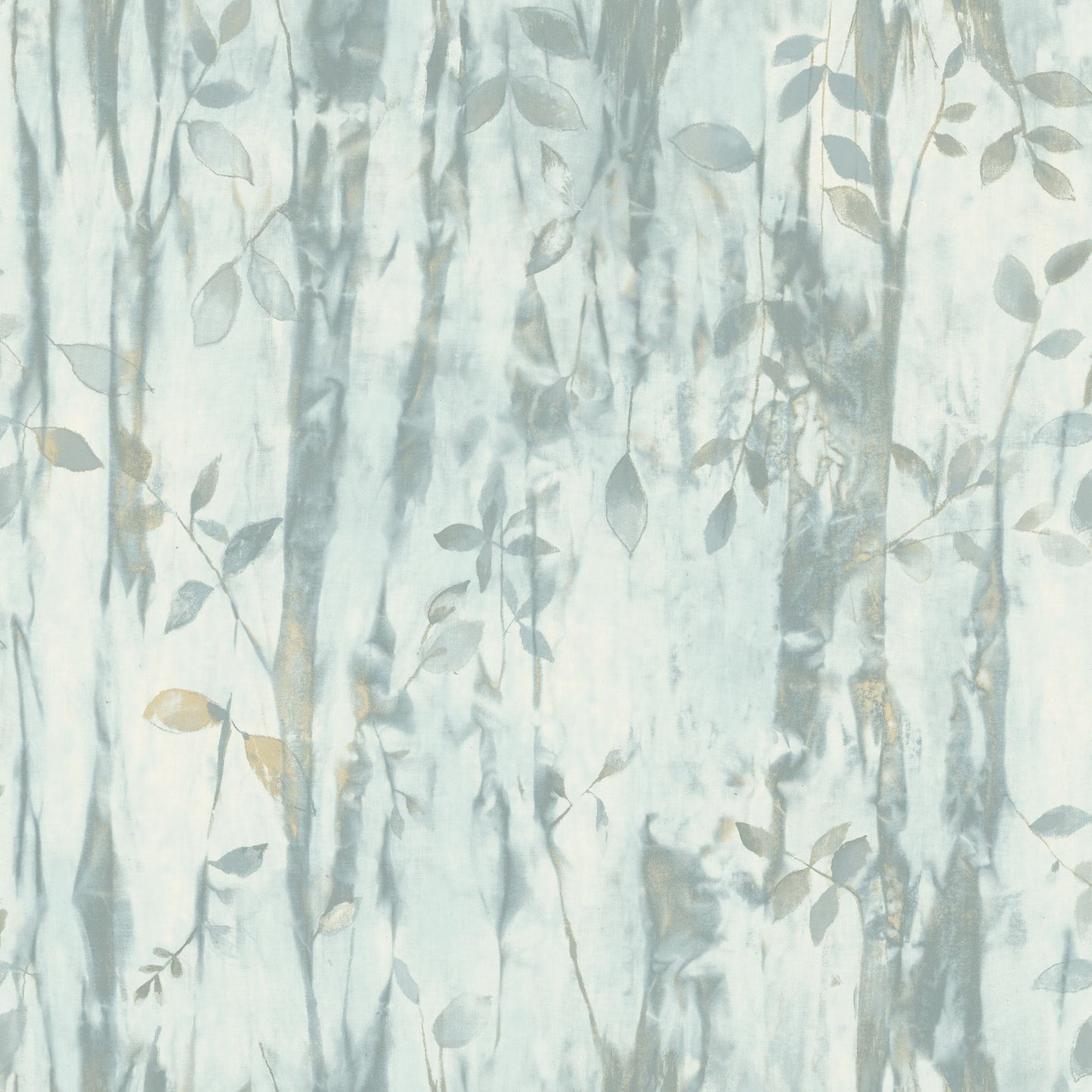 Batik Leaves Aqua Wallpaper from the Atmosphere Collection by Galerie Wallcoverings