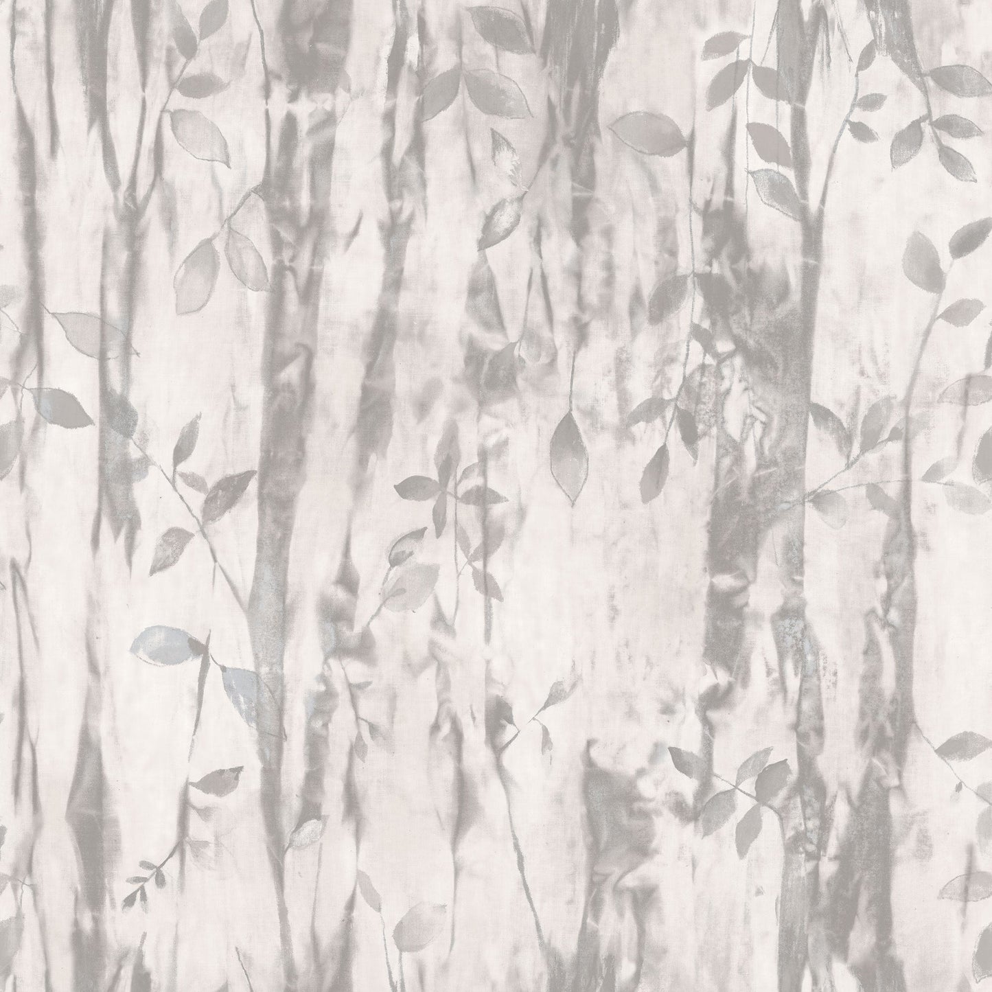 Batik Leaves Grey Wallpaper from the Atmosphere Collection by Galerie Wallcoverings