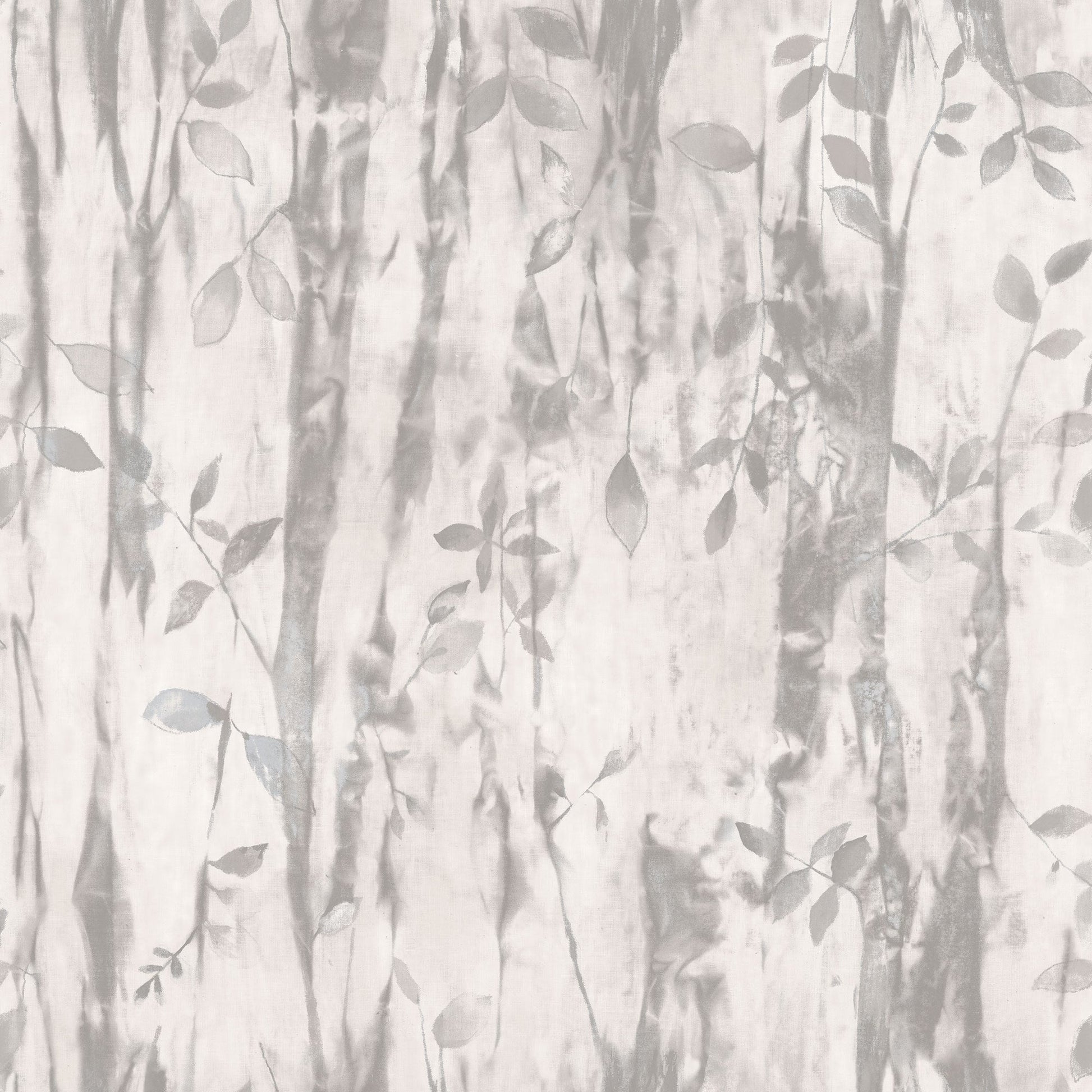 Batik Leaves Grey Wallpaper from the Atmosphere Collection by Galerie Wallcoverings