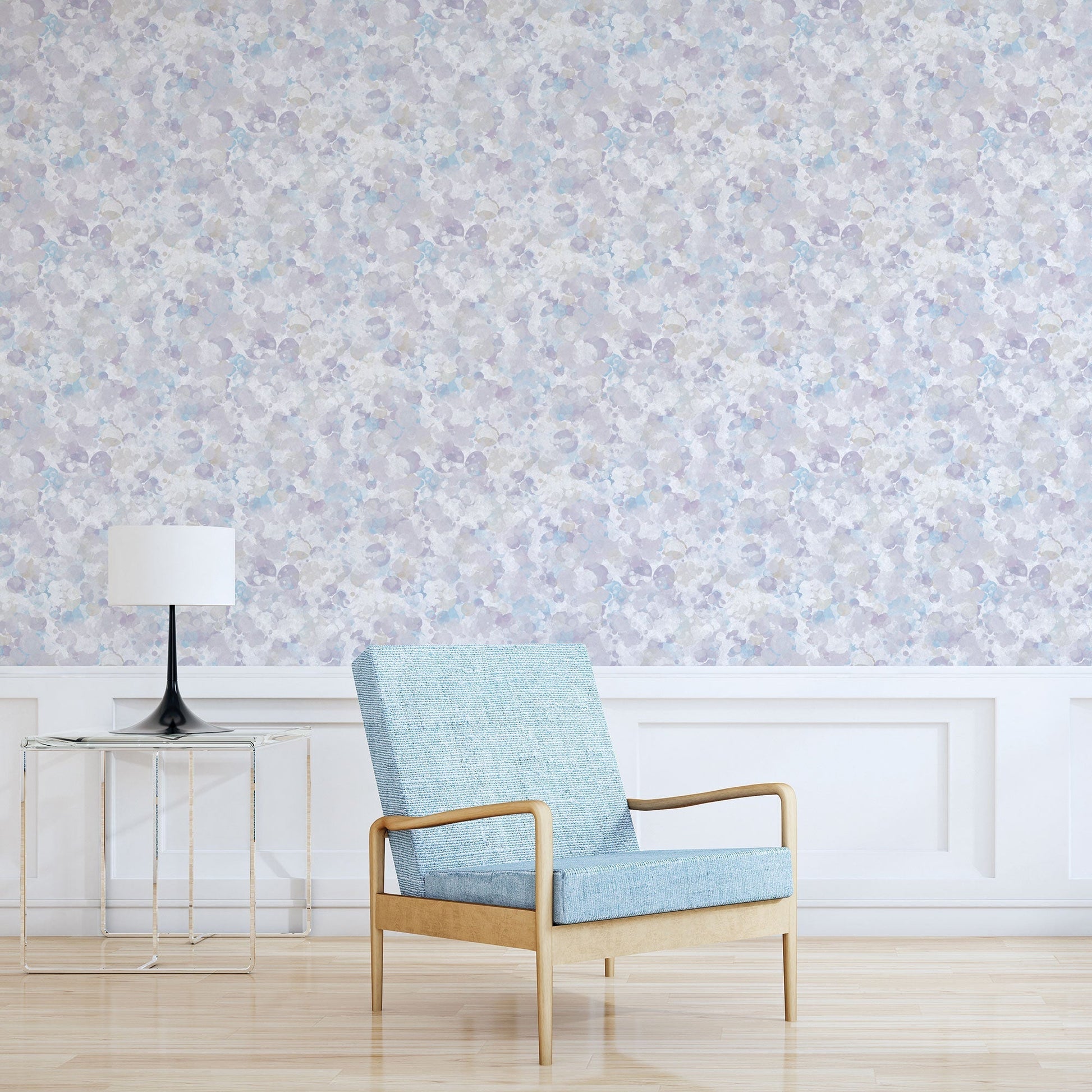 Bubble Up Purple Wallpaper from the Atmosphere Collection by Galerie Wallcoverings