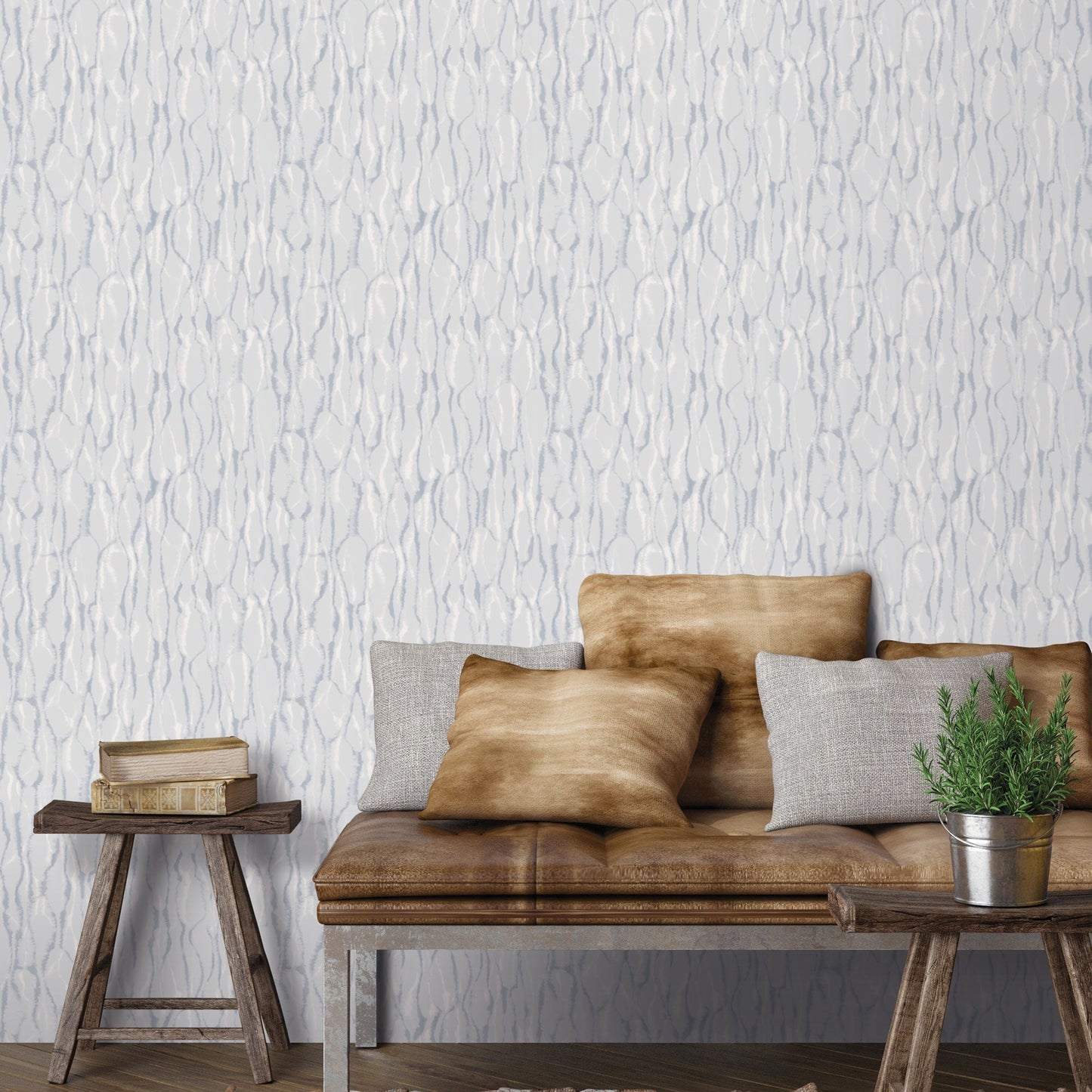 Drizzle Grey Wallpaper from the Atmosphere Collection by Galerie Wallcoverings