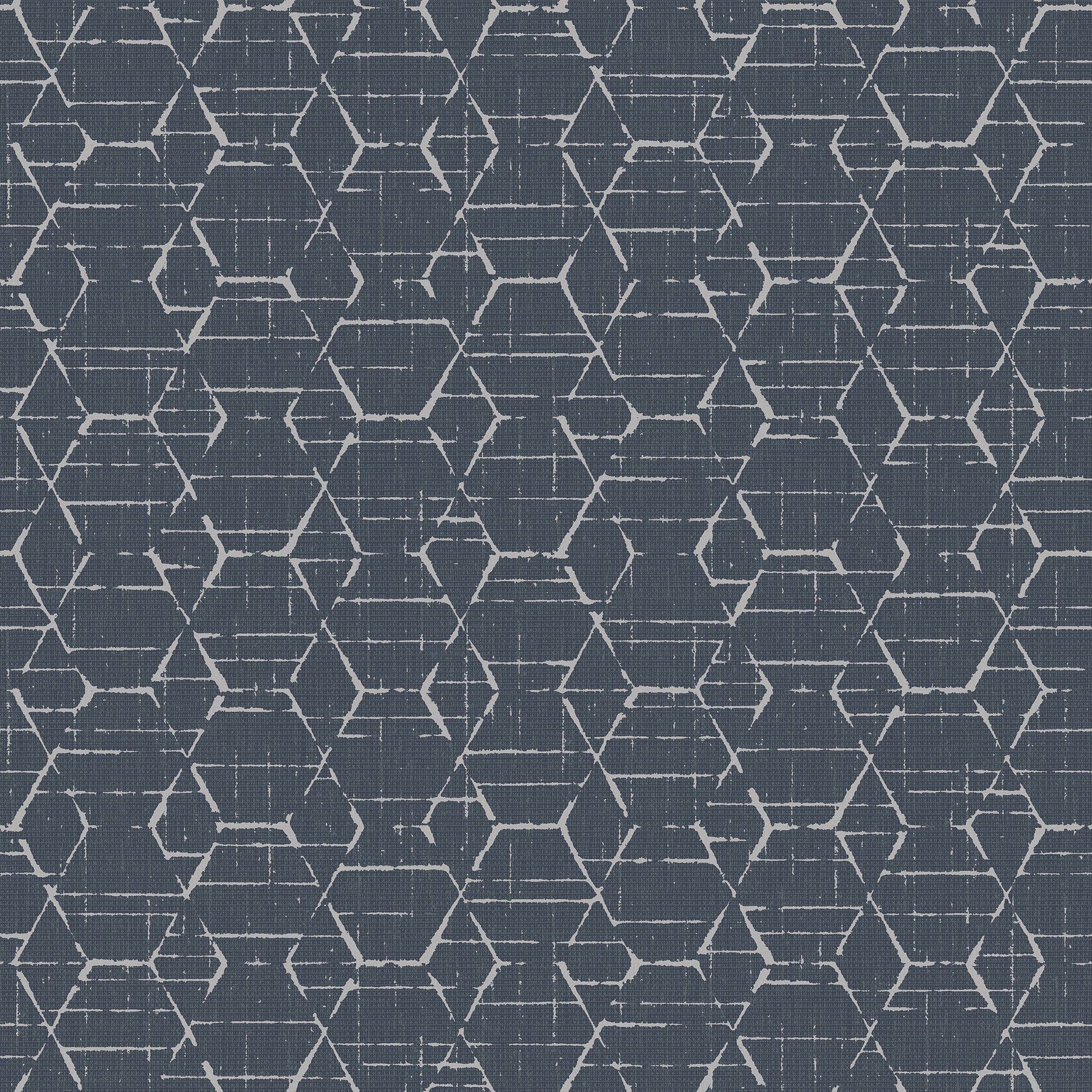 Hextex Blue Wallpaper from the Atmosphere Collection by Galerie Wallcoverings