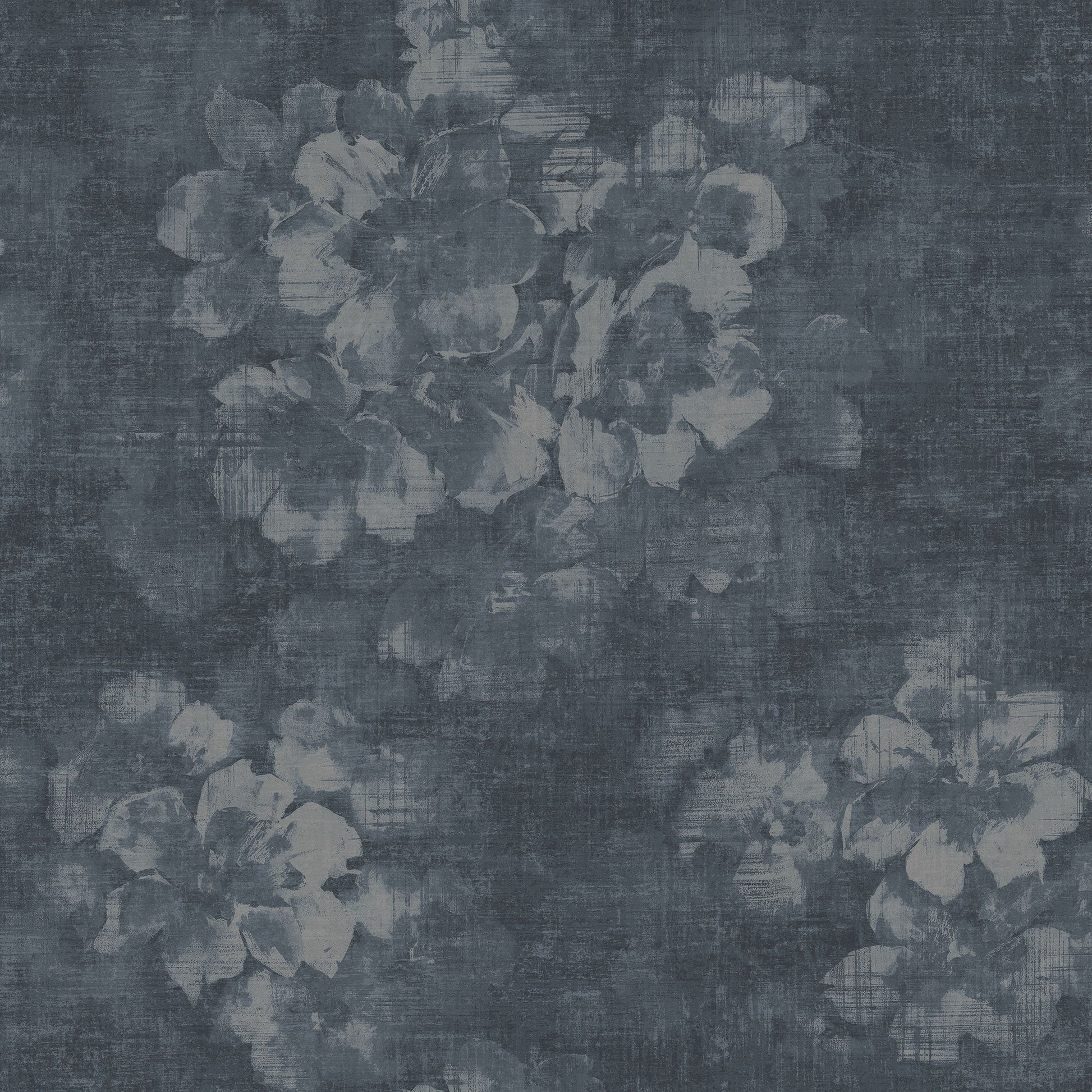 Mystic Floral Blue Wallpaper from the Atmosphere Collection by Galerie Wallcoverings