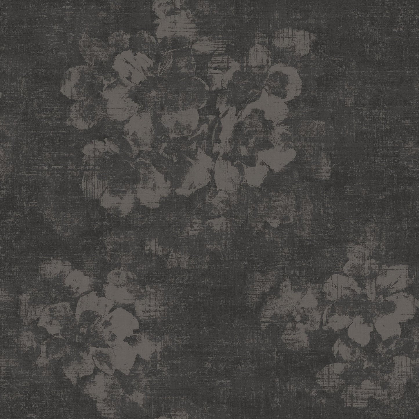 Mystic Floral Charcoal Wallpaper from the Atmosphere Collection by Galerie Wallcoverings