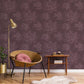 Mystic Floral Magenta Wallpaper from the Atmosphere Collection by Galerie Wallcoverings