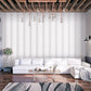 Sublime Stripe Off-White Wallpaper from the Atmosphere Collection by Galerie Wallcoverings