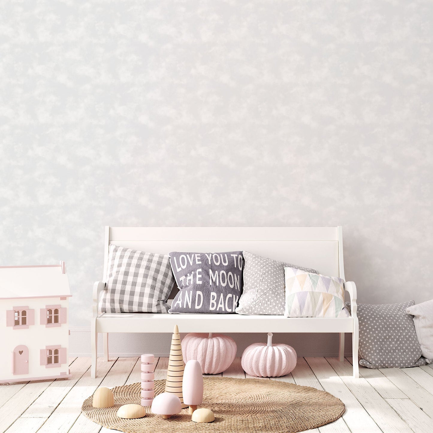Baby Texture Grey/Glitter Wallpaper from the Tiny Tots 2 Collection by Galerie Wallcoverings