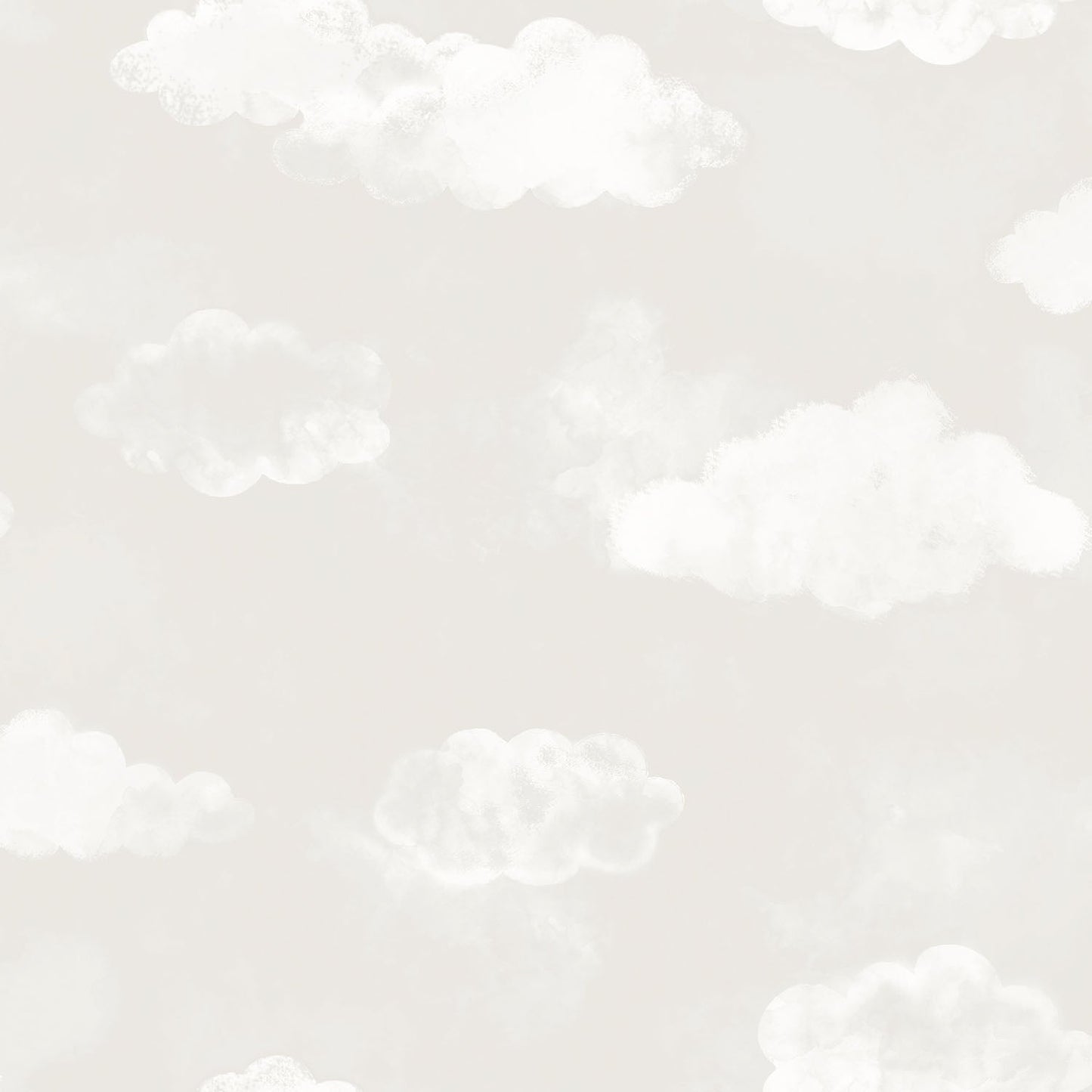 Cloud Greige Wallpaper from the Tiny Tots 2 Collection by Galerie Wallcoverings