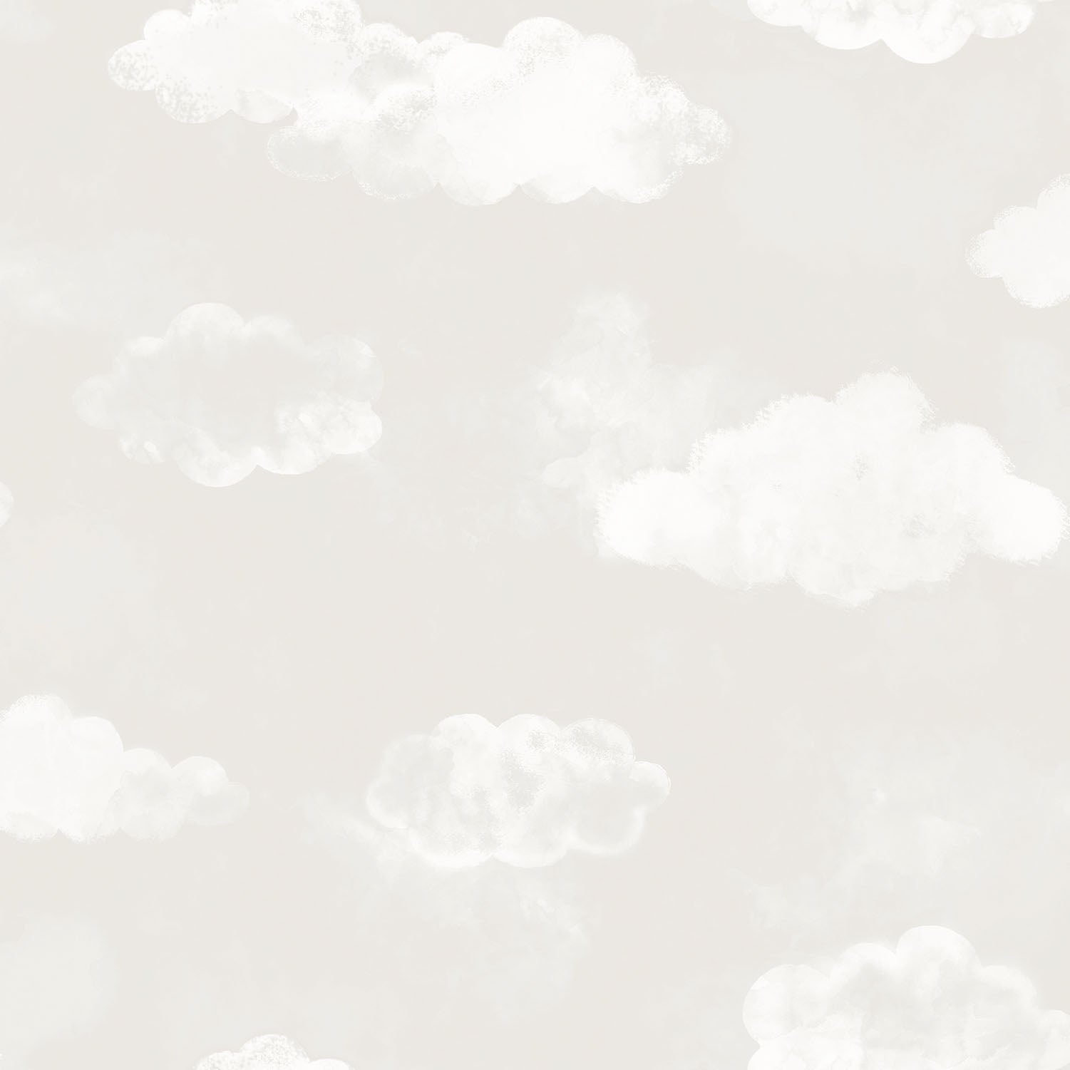 Cloud Greige Wallpaper from the Tiny Tots 2 Collection by Galerie Wallcoverings
