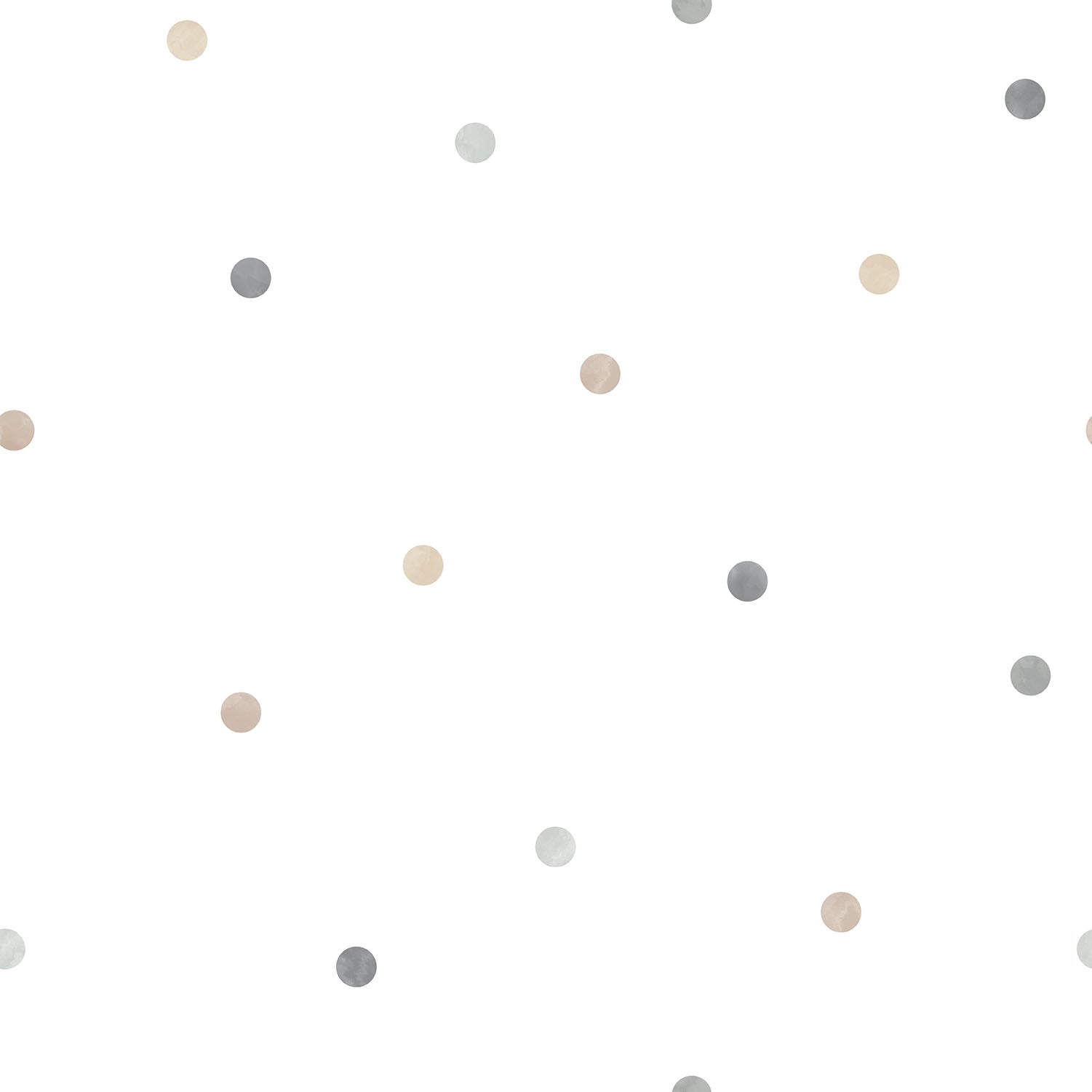 Dots Beige/Grey Wallpaper from the Tiny Tots 2 Collection by Galerie Wallcoverings