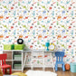 Dragons Bright Wallpaper from the Tiny Tots 2 Collection by Galerie Wallcoverings