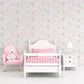 Fairytale Grey/Pink Wallpaper from the Tiny Tots 2 Collection by Galerie Wallcoverings