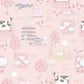Farmland Pink/Grey Wallpaper from the Tiny Tots 2 Collection by Galerie Wallcoverings
