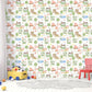 Farmland Primary Wallpaper from the Tiny Tots 2 Collection by Galerie Wallcoverings
