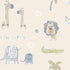 Jungle Friends Safari Green Wallpaper from the Tiny Tots 2 Collection by Galerie Wallcoverings