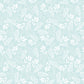 Koala Leaf Turquoise Wallpaper from the Tiny Tots 2 Collection by Galerie Wallcoverings