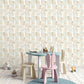 Koalas Turquoise/Glitter Wallpaper from the Tiny Tots 2 Collection by Galerie Wallcoverings