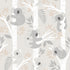 sample koalas greige glitter wallpaper from the tiny tots 2 collection by galerie wallcoverings 1