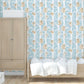 Koalas Light Blue/Glitter Wallpaper from the Tiny Tots 2 Collection by Galerie Wallcoverings