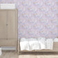 Mermaids Purple/Glitter Wallpaper from the Tiny Tots 2 Collection by Galerie Wallcoverings