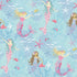 sample mermaids turquoise glitter wallpaper from the tiny tots 2 collection by galerie wallcoverings 1