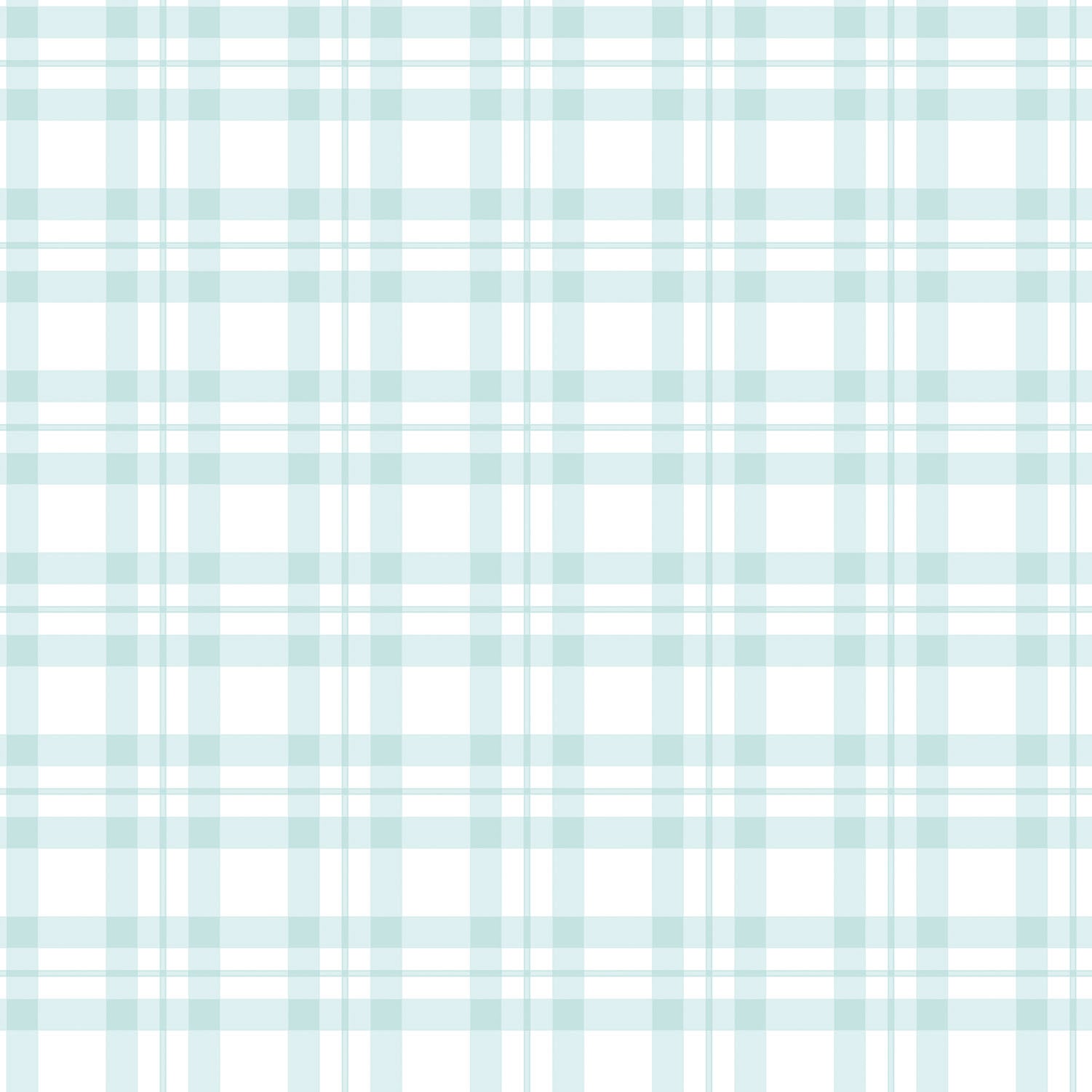Plaid Turquoise Wallpaper from the Tiny Tots 2 Collection by Galerie Wallcoverings