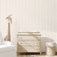 Regency Stripe Beige Wallpaper from the Tiny Tots 2 Collection by Galerie Wallcoverings