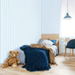 Regency Stripe Sky Blue Wallpaper from the Tiny Tots 2 Collection by Galerie Wallcoverings