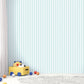 Regency Stripe Turquoise Wallpaper from the Tiny Tots 2 Collection by Galerie Wallcoverings