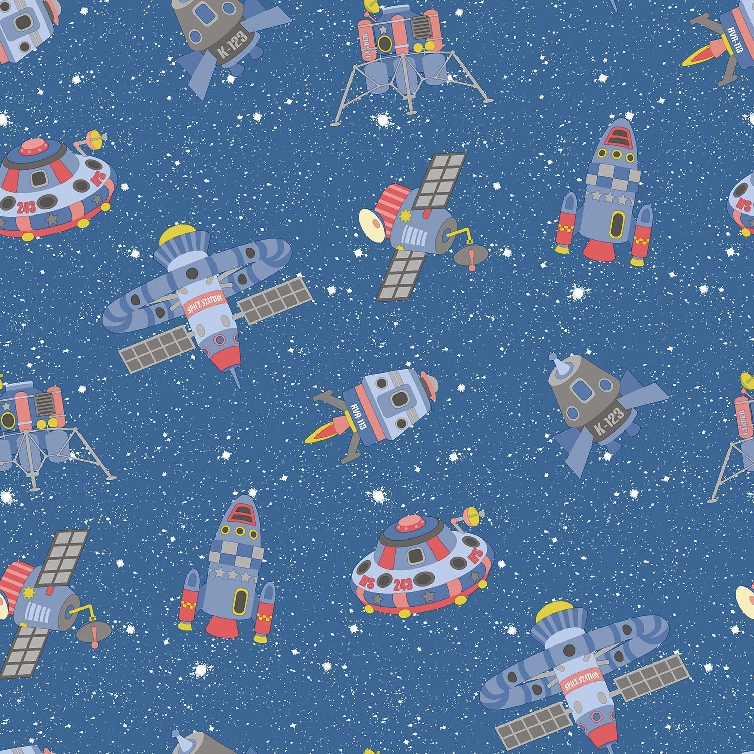 sample spaceships cobalt glitter wallpaper from the tiny tots 2 collection by galerie wallcoverings 1