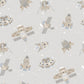 Spaceships Greige/Glitter Wallpaper from the Tiny Tots 2 Collection by Galerie Wallcoverings