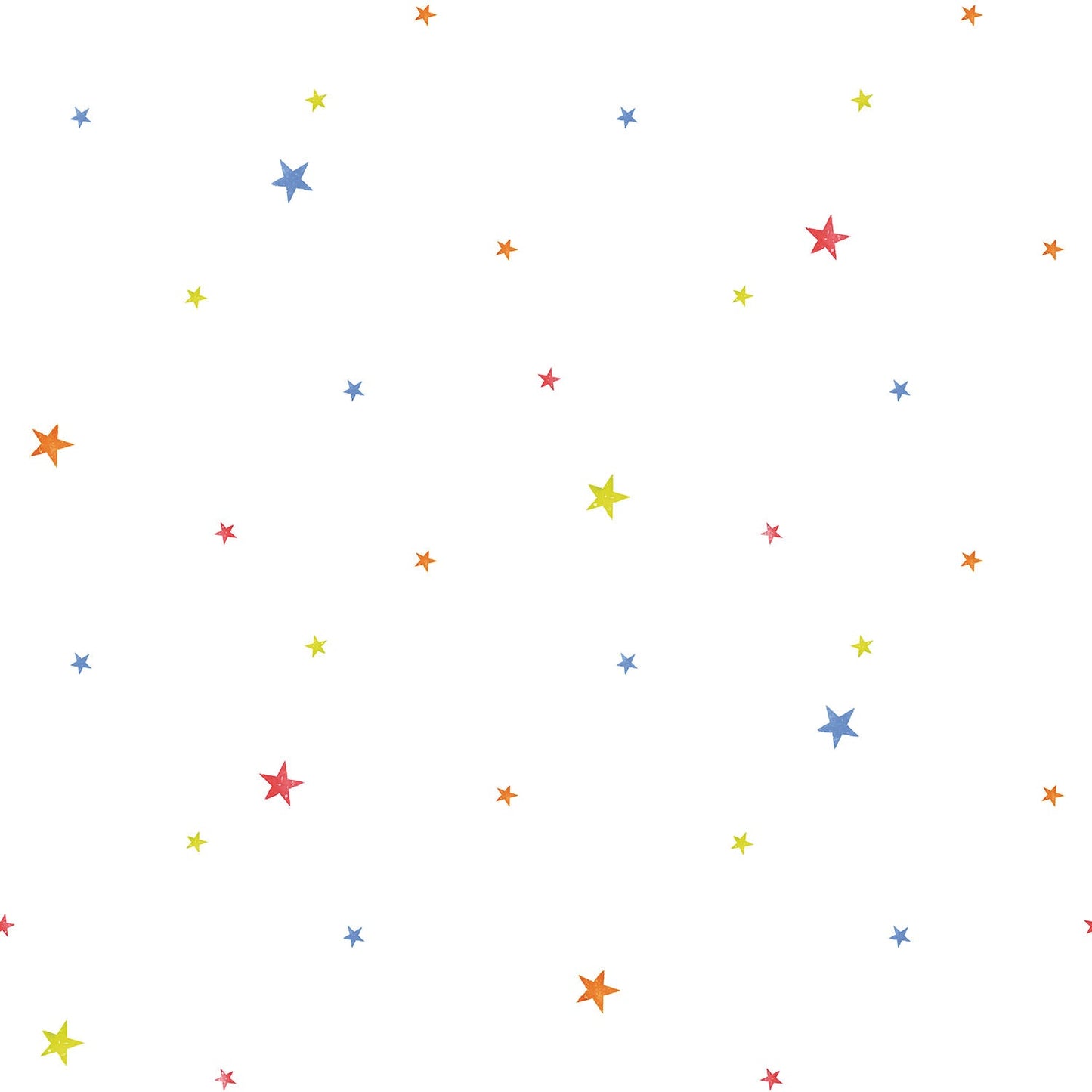 Stars Primary Wallpaper from the Tiny Tots 2 Collection by Galerie Wallcoverings