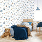 Transportation Brown/Blue Wallpaper from the Tiny Tots 2 Collection by Galerie Wallcoverings