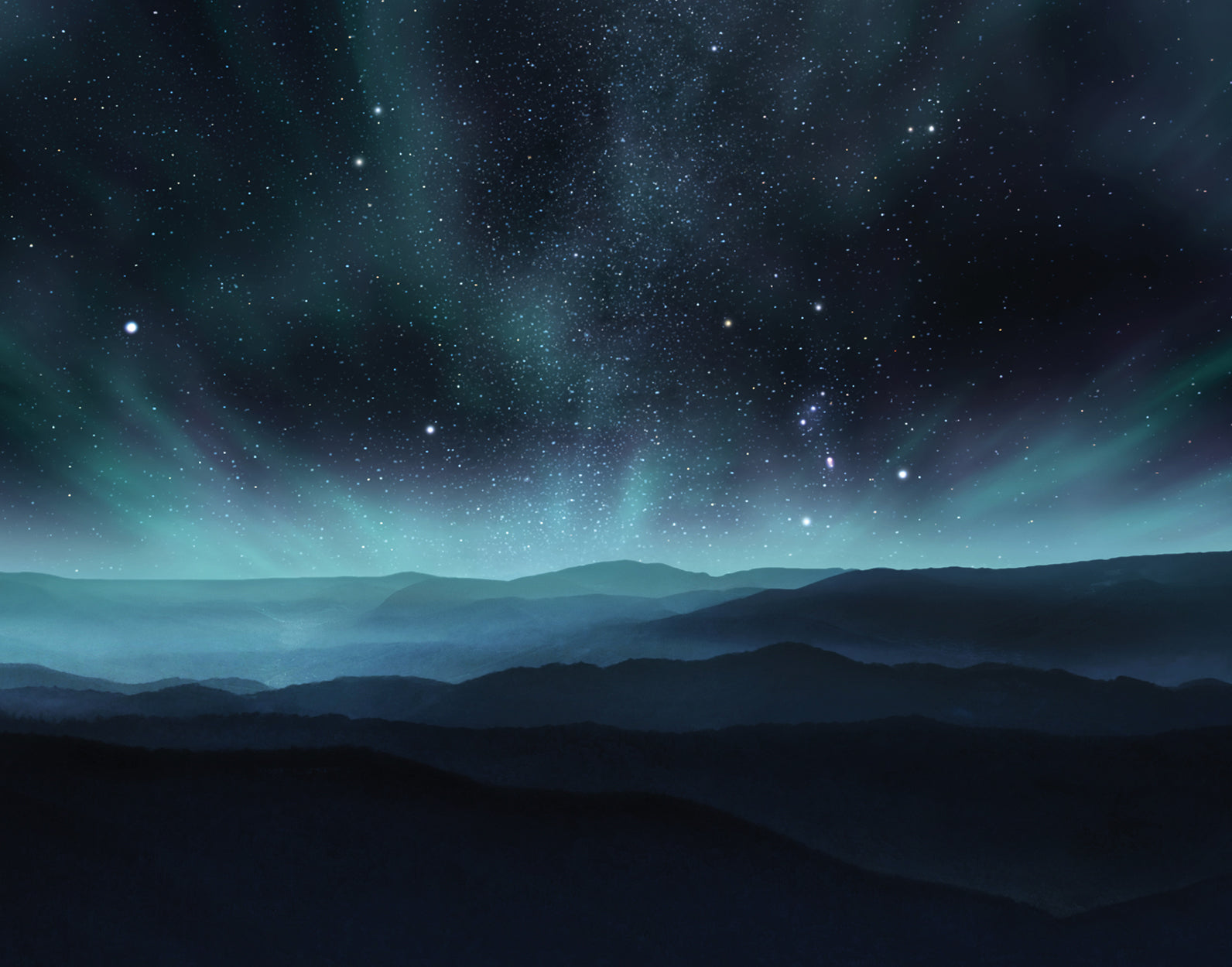 Night Sky Wall Mural from the Atmosphere Collection by Galerie Wallcoverings