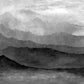 Misty Mountains Grey Wall Mural from the Atmosphere Collection by Galerie Wallcoverings