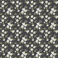 Anemone Mini Black Wallpaper from the Secret Garden Collection by Galerie Wallcoverings