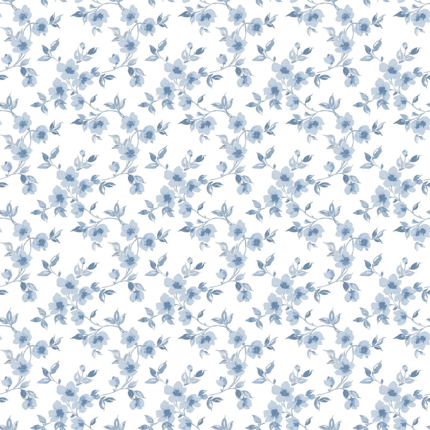 Anemone Mini Blue Wallpaper from the Secret Garden Collection by Galerie Wallcoverings