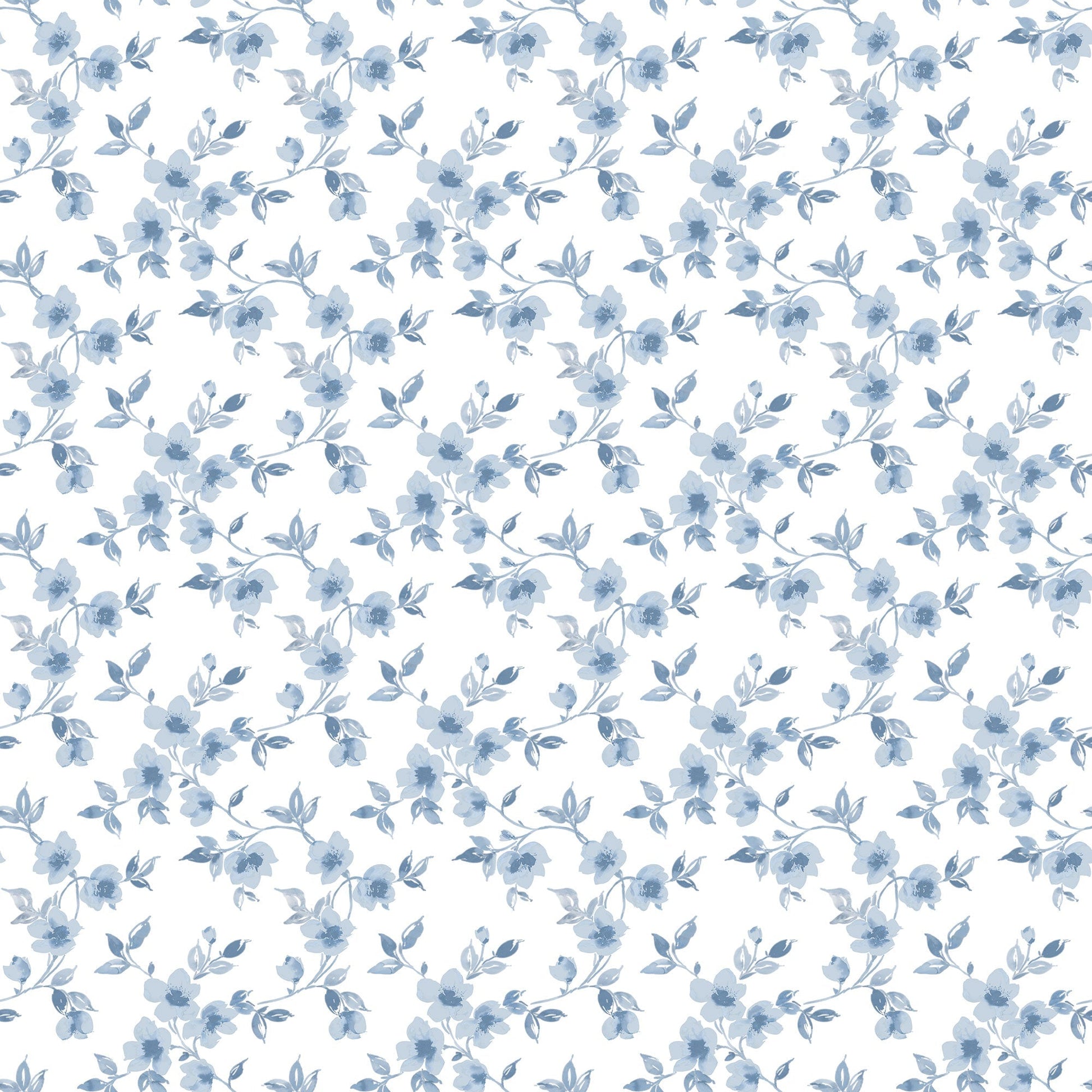 sample anemone mini blue wallpaper from the secret garden collection by galerie wallcoverings 1