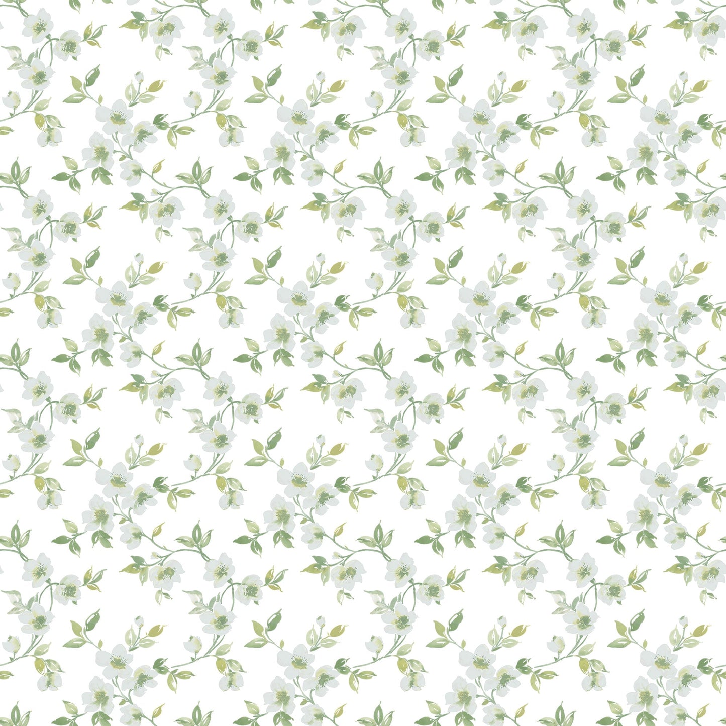 Anemone Mini Duck Egg Wallpaper from the Secret Garden Collection by Galerie Wallcoverings