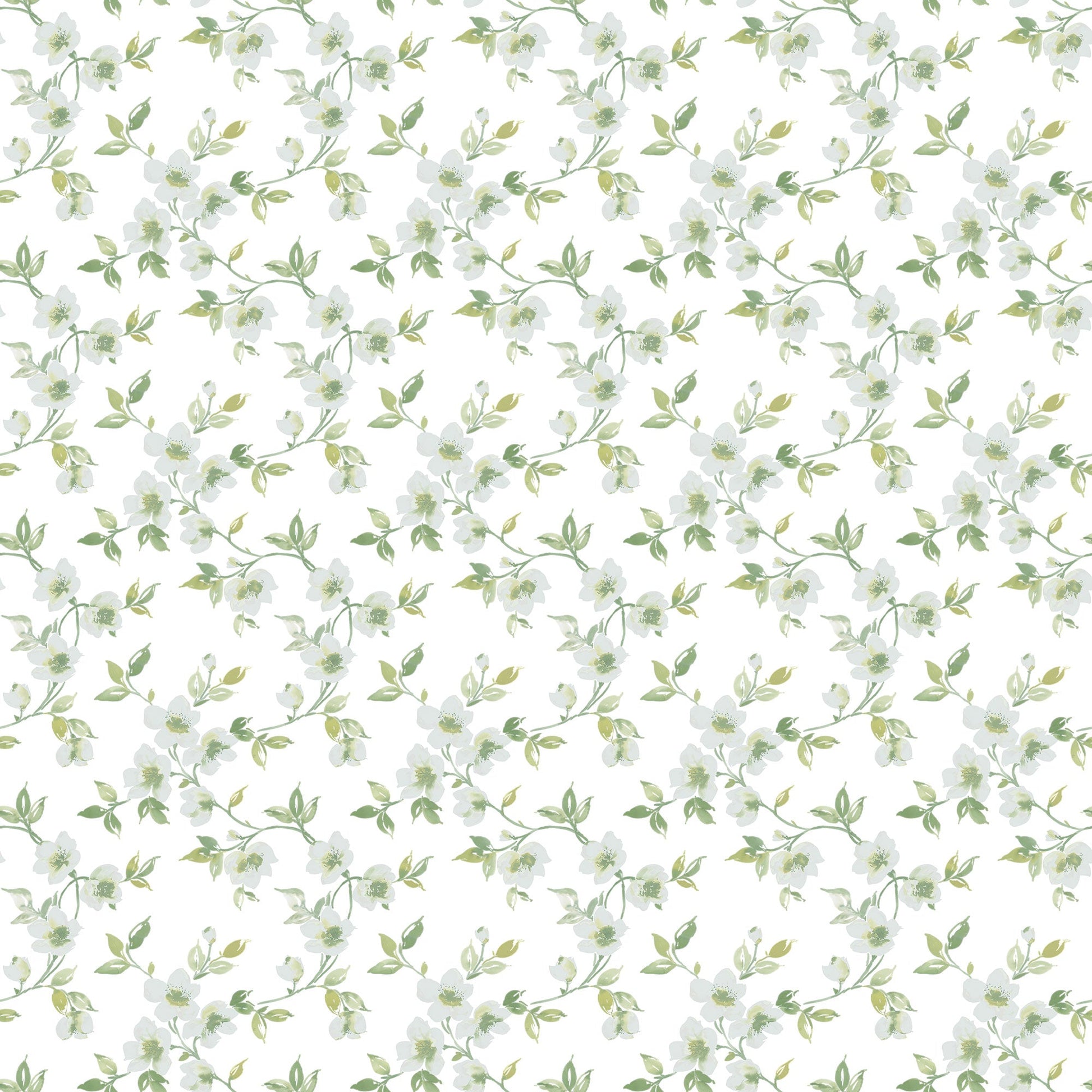 Anemone Mini Duck Egg Wallpaper from the Secret Garden Collection by Galerie Wallcoverings
