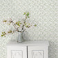Anemone Mini Duck Egg Wallpaper from the Secret Garden Collection by Galerie Wallcoverings