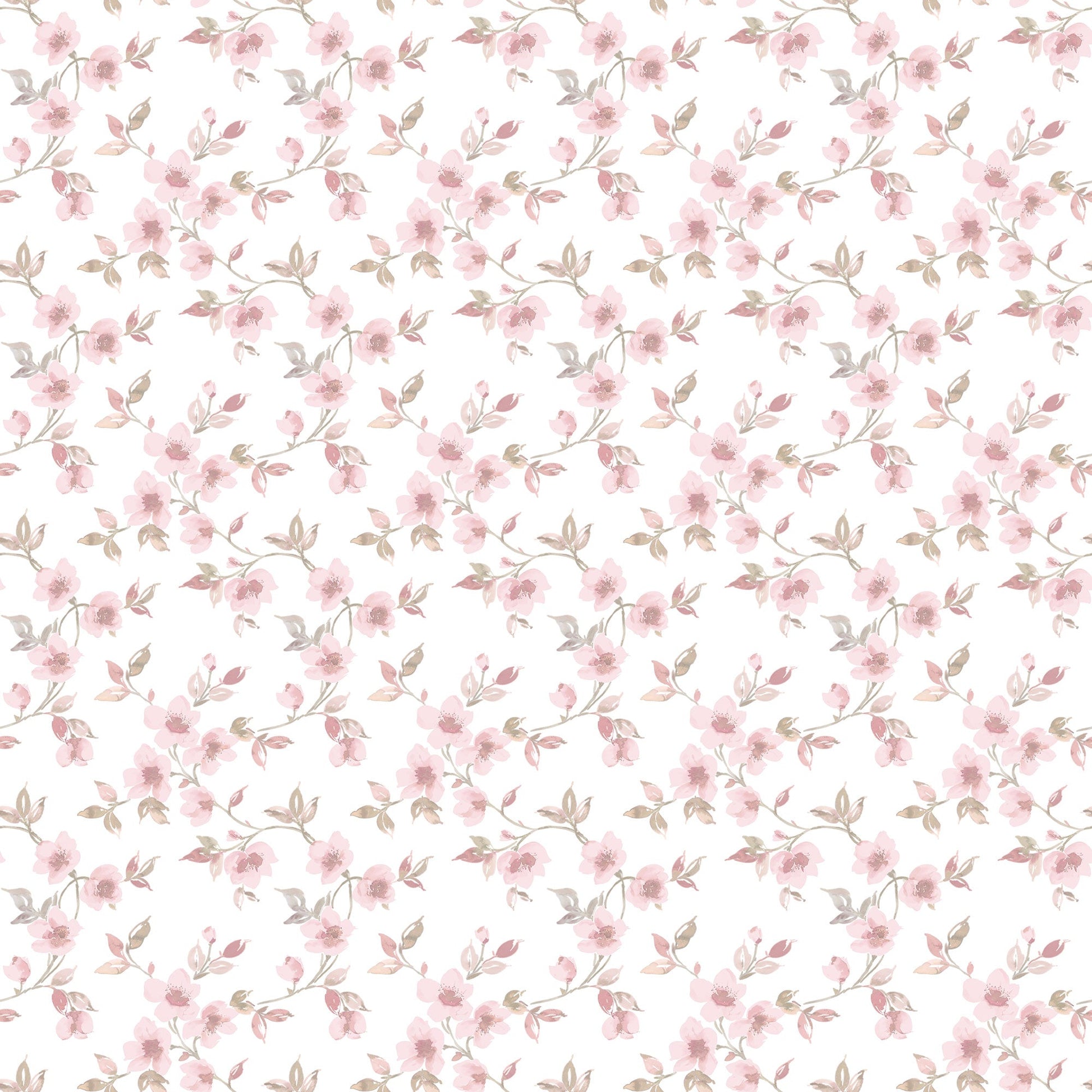 Anemone Mini Dusty Pink Wallpaper from the Secret Garden Collection by Galerie Wallcoverings