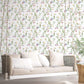 Classic Bird Trail Fresh Wallpaper from the Secret Garden Collection by Galerie Wallcoverings