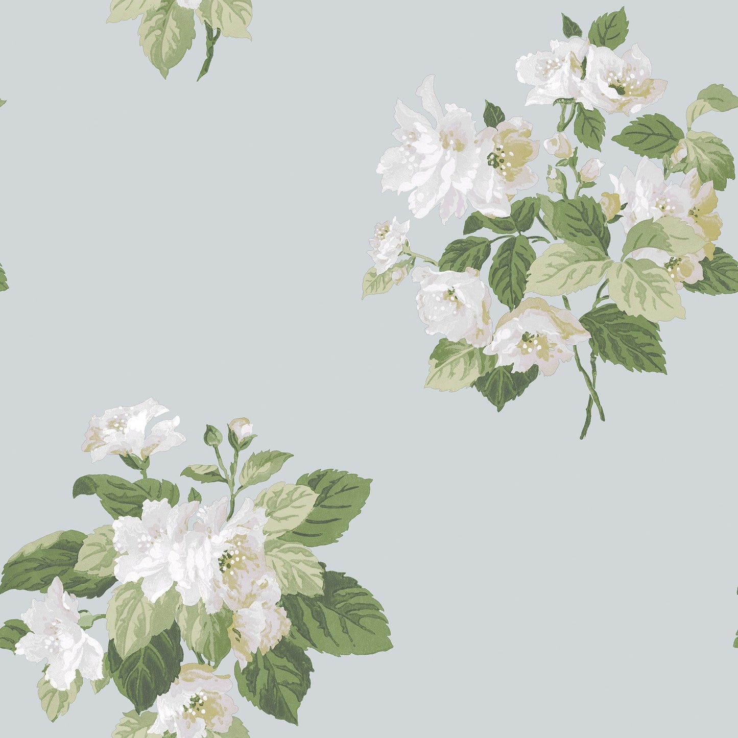 sample classic bouquet duck egg wallpaper from the secret garden collection by galerie wallcoverings 1