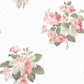 Classic Bouquet Pink Wallpaper from the Secret Garden Collection by Galerie Wallcoverings