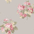 Classic Bouquet Taupe/Raspberry Wallpaper from the Secret Garden Collection by Galerie Wallcoverings
