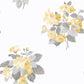 Classic Bouquet Yellow Wallpaper from the Secret Garden Collection by Galerie Wallcoverings