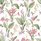 Cottage Botanical Pink Wallpaper from the Secret Garden Collection by Galerie Wallcoverings